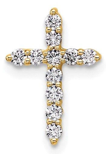 14ky Diamond Cross 1/3ctw