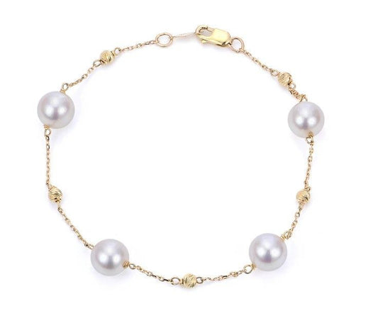 14ky Akoya Pearl Bracelet