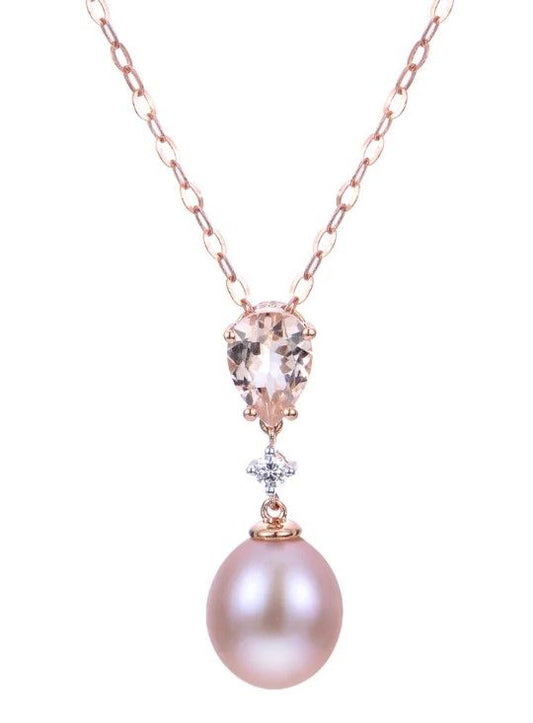 Natural Pink Freshwater Pearl Pendant