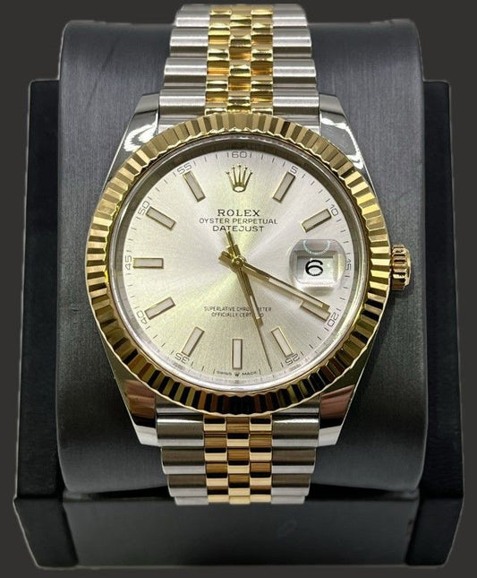 41mm Rolex Datejust 18KY/SS Jubilee