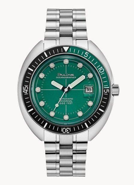 Bulova Oceanographer Devil Diver Green