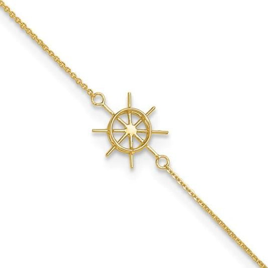 14ky Captain's Wheel Anklet