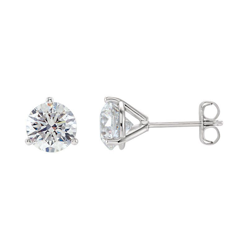 1ctw 14kw Diamond Earrings