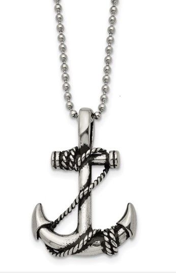 Stainless Anchor 22" Chain