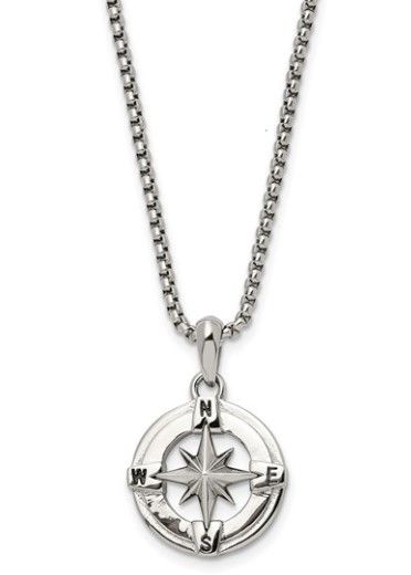 Stainless Compass 22" Chain