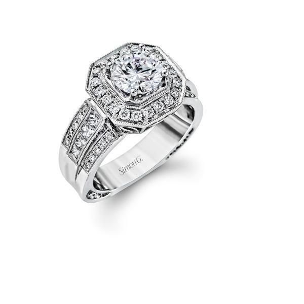 2.16ctw 18K WG Simon G Engagement Ring