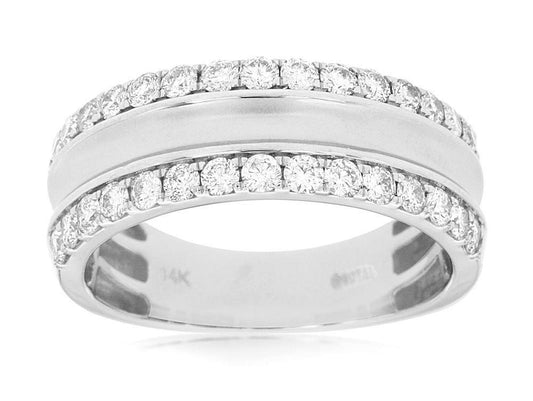 1cttw 14kw Men's Diamond Ring